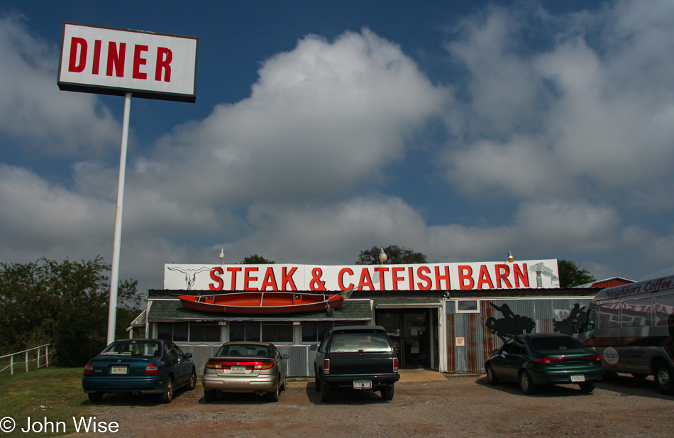 Steak & Catfish Barn outside of Oklahoma City, Oklahoma