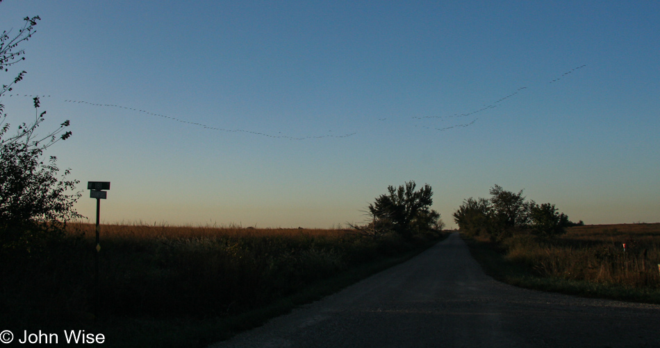 Rural countryside near Harveyville, Kansas