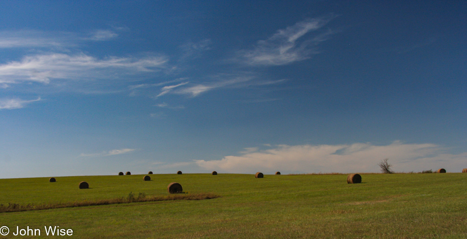 Rural countryside near Harveyville, Kansas