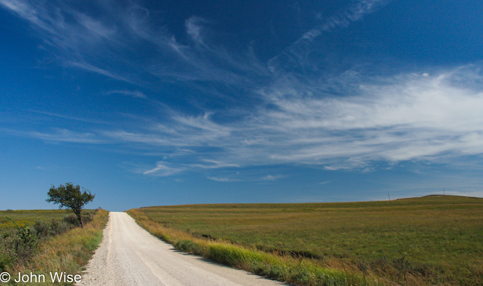 Rural countryside near Harveyville, Kansas