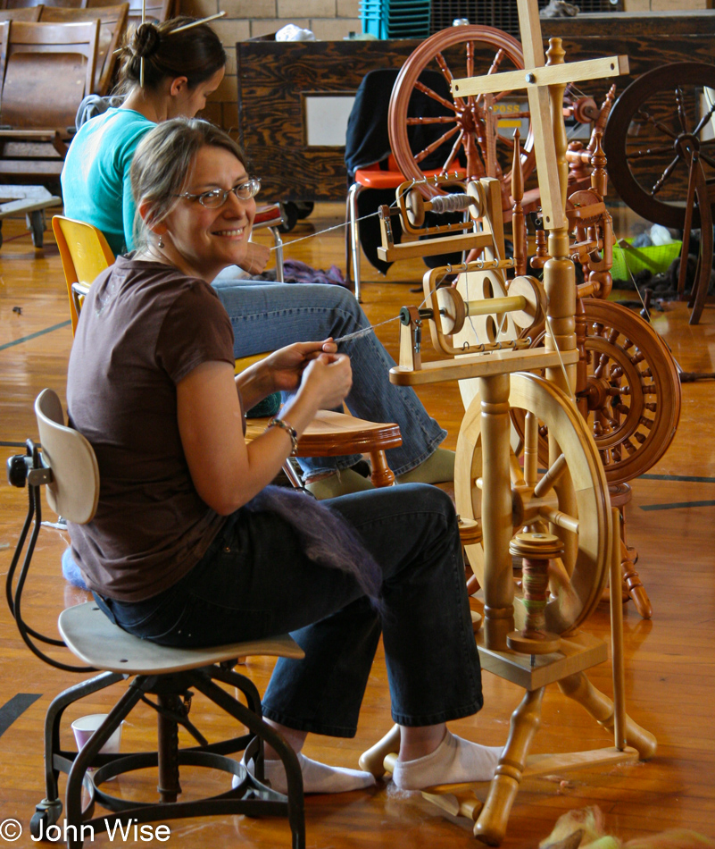 Caroline Wise in Harveyville, Kansas - Yarn School