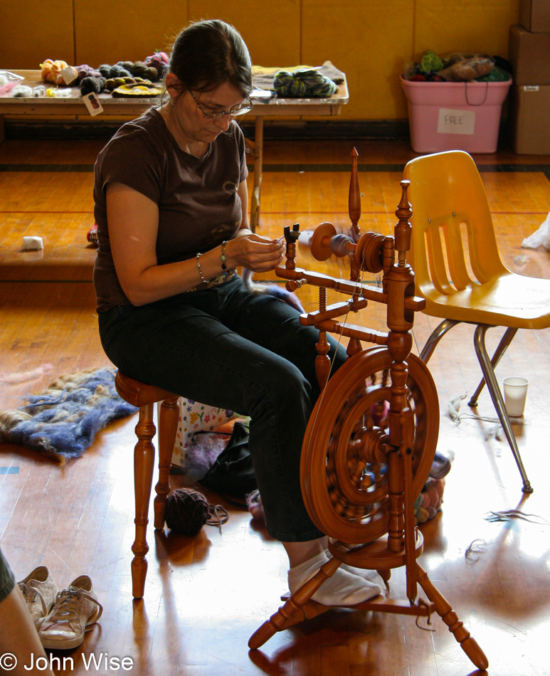 Caroline Wise in Harveyville, Kansas - Yarn School