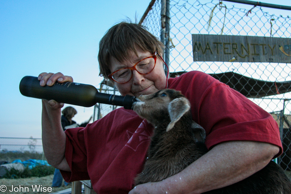 Jutta Engelhardt at Chile Acres in Tonopah, Arizona