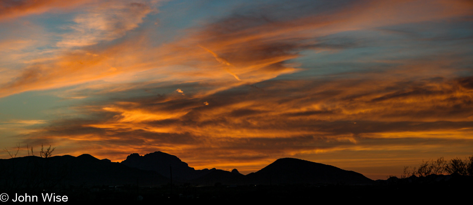 Sunset over Phoenix, Arizona