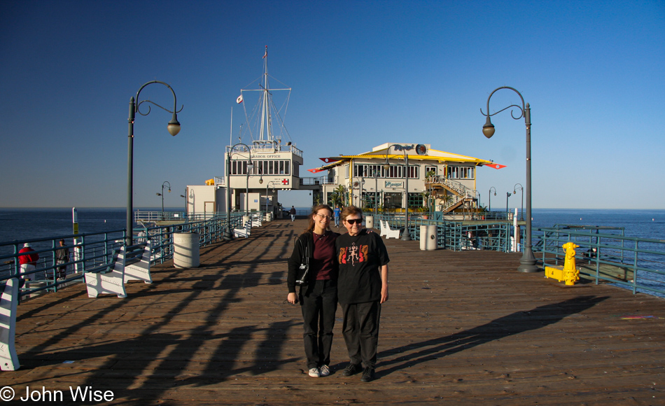 Caroline Wise and Jutta Engelhardt in Santa Monica, California