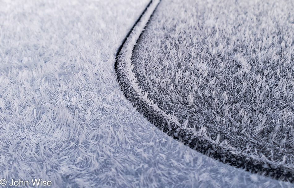 Frosty morning in Phoenix, Arizona