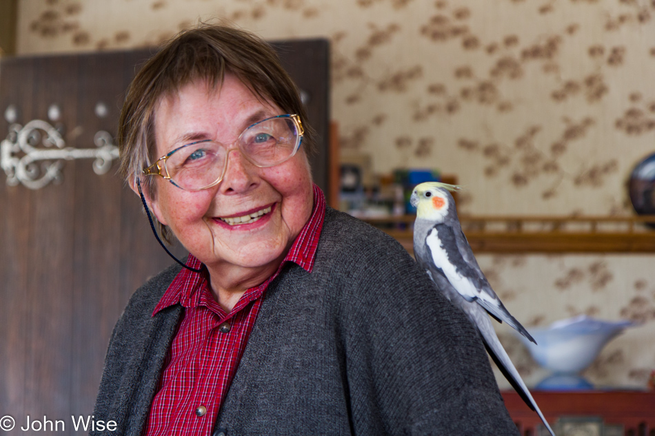 Jutta Engelhardt at Tonopah Rob's Farm in Arizona