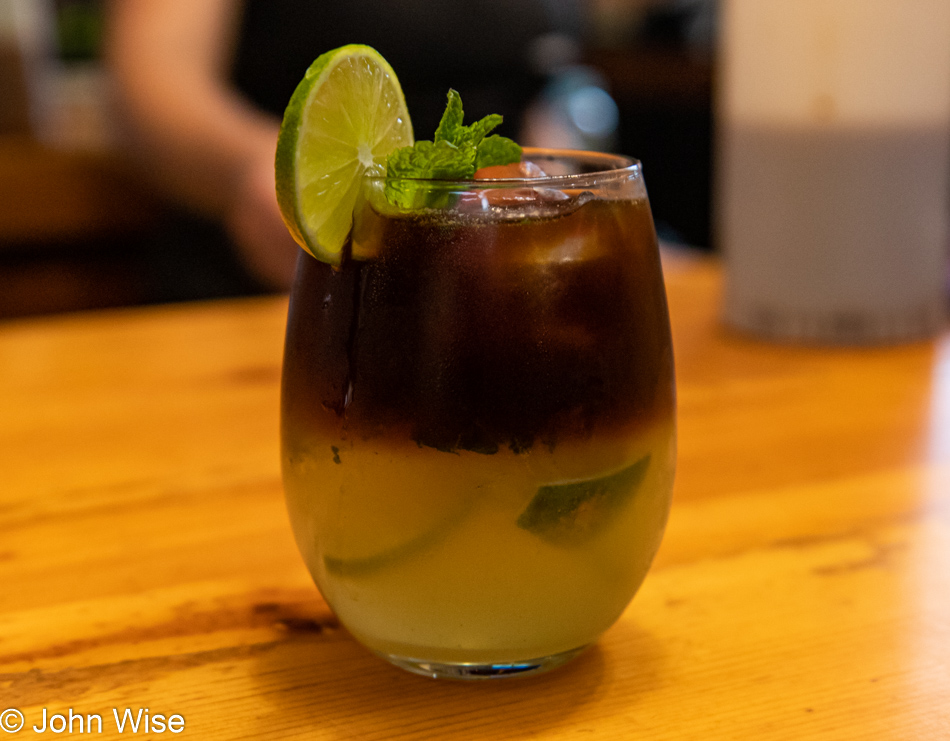 Coffee Mohito in San Cristobal de las Casas, Chiapas, Mexico