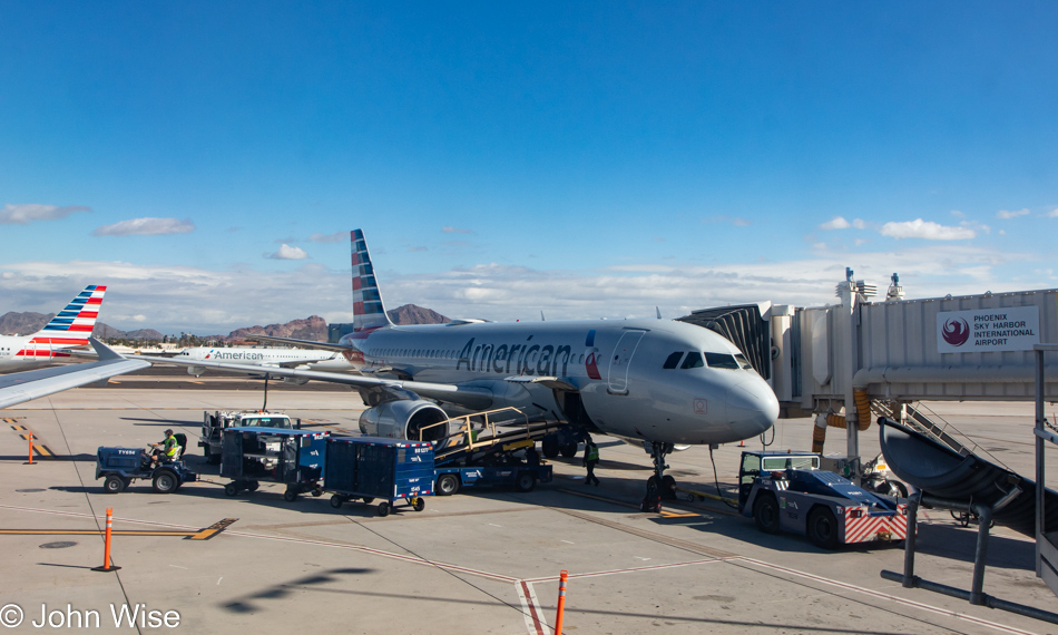 At Sky Harbor Airport Phoenix, Arizona