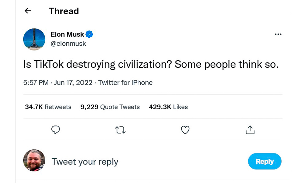 Elon Musk Tweet