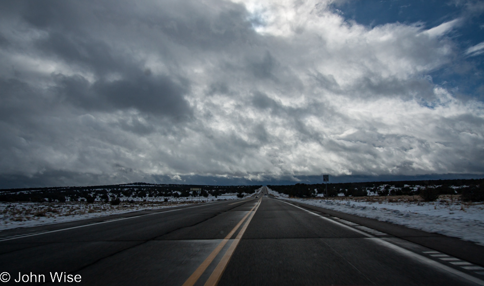 Heading towards Flagstaff, Arizona