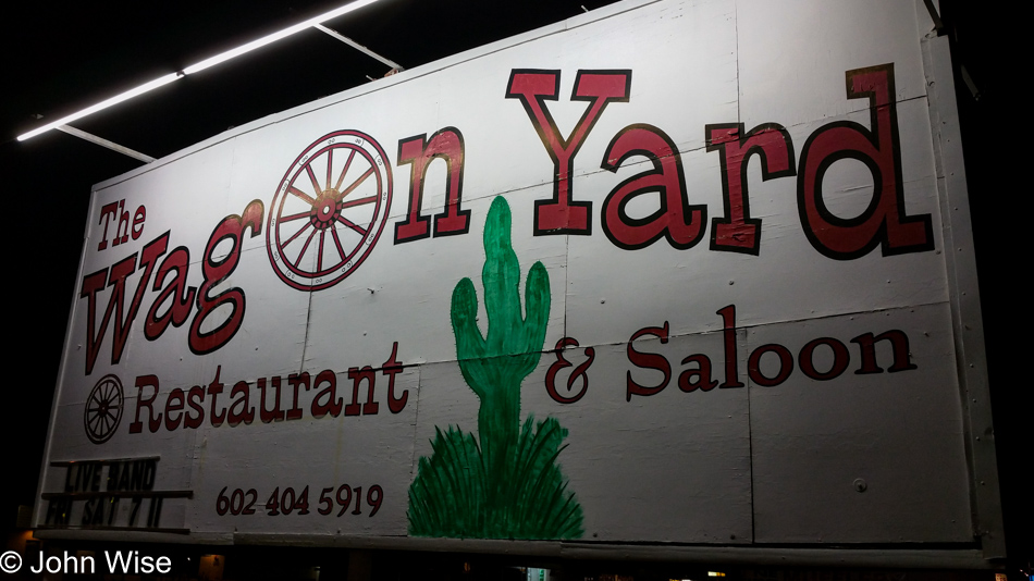 The Wagon Yard Saloon on Bell Road in Phoenix, Arizona