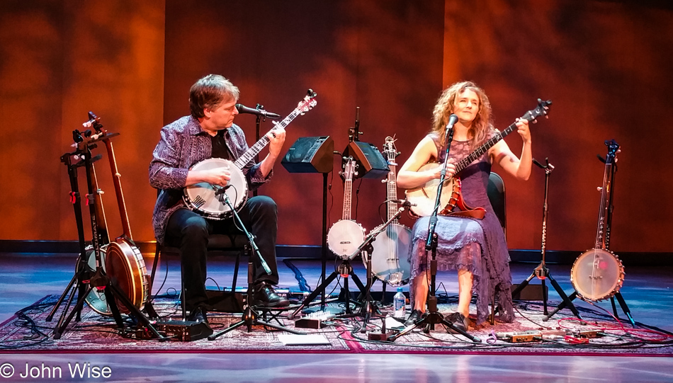 Bela Fleck and Abigail Washburn at the Musical Instrument Museum in Phoenix, Arizona