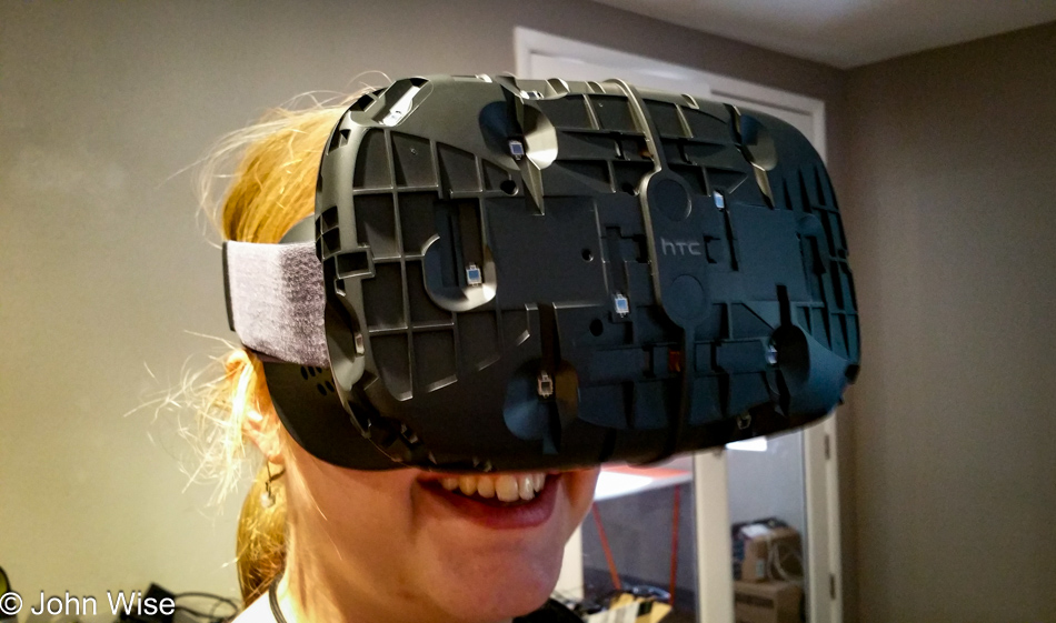 Prototype VR headset at TimefireVR in Scottsdale, Arizona