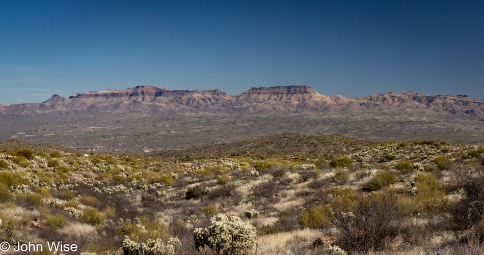 View from Highway 77 in Arizona