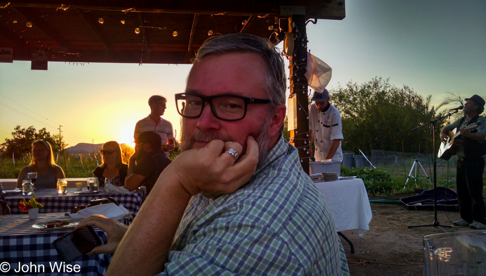 John Wise at Tonopah Rob's Farm in Tonopah, Arizona