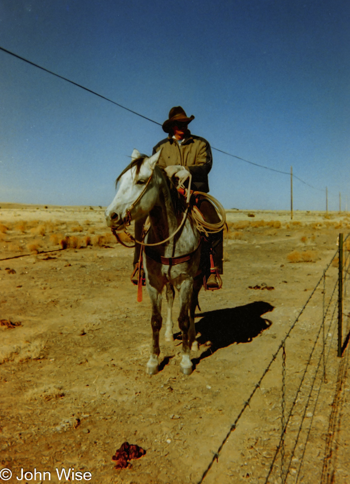 Cowboy off Route 89 north of Flagstaff, Arizona