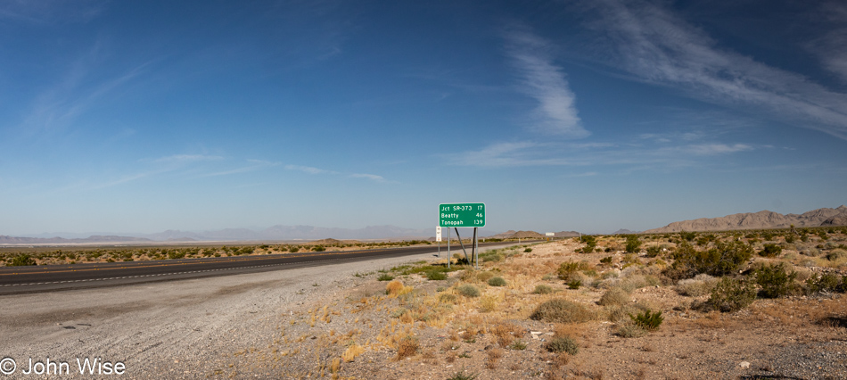 On the NV-60 Highway in Nye County, Nevada