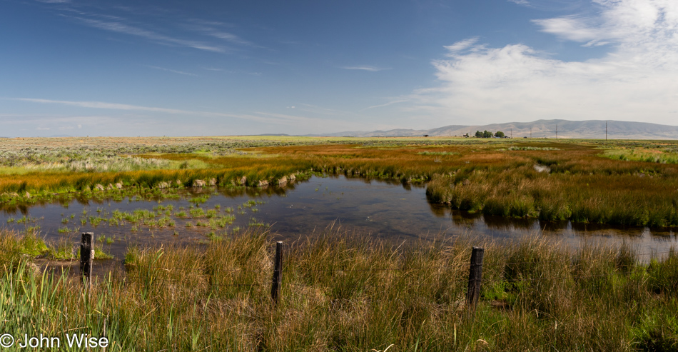 Stream next to California Highway 139 north of Susanville.