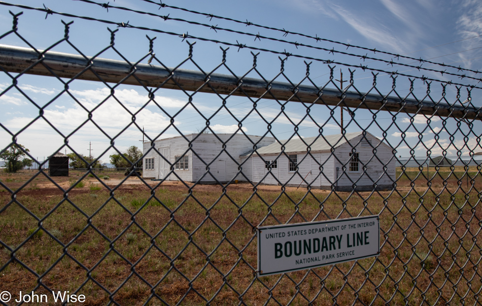 Old jail at the Tule Lake National Monument in Newell, California