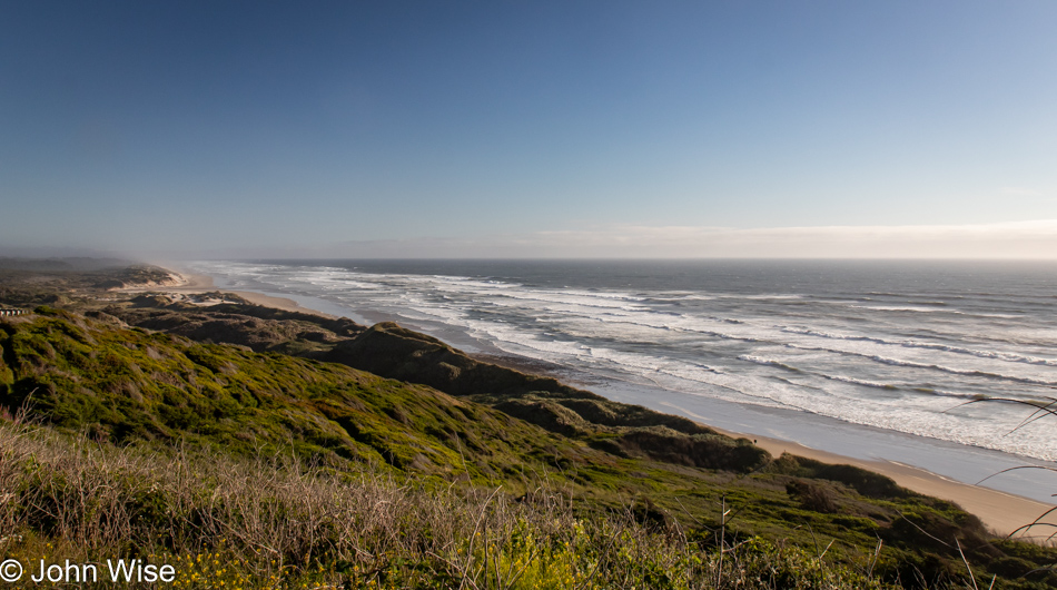 Pacific Ocean Southview Overlook in Florence, Oregon