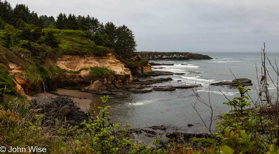 Oregon Coast Trail in Depoe Bay, Oregon