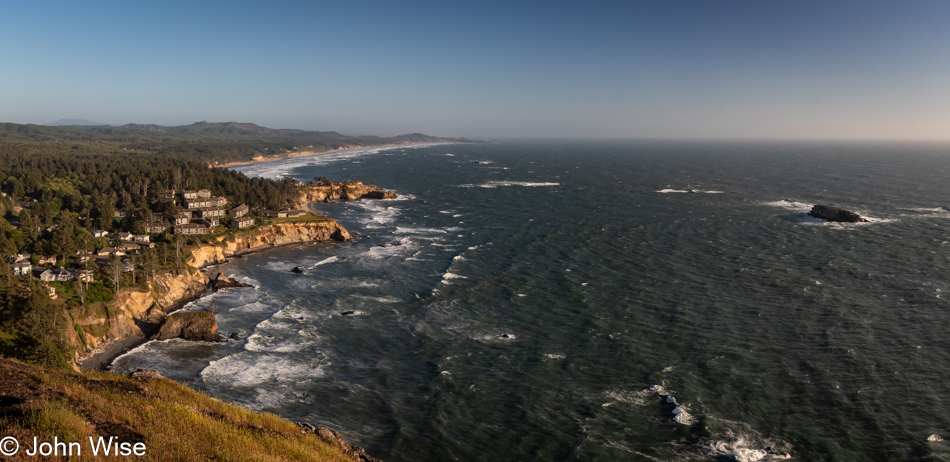 Looking south from Otter Crest in Otter Rock, Oregon