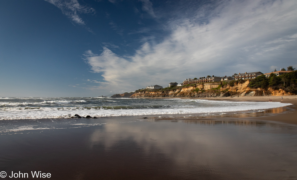 Fogarty Creek Beach in Depoe Bay, Oregon