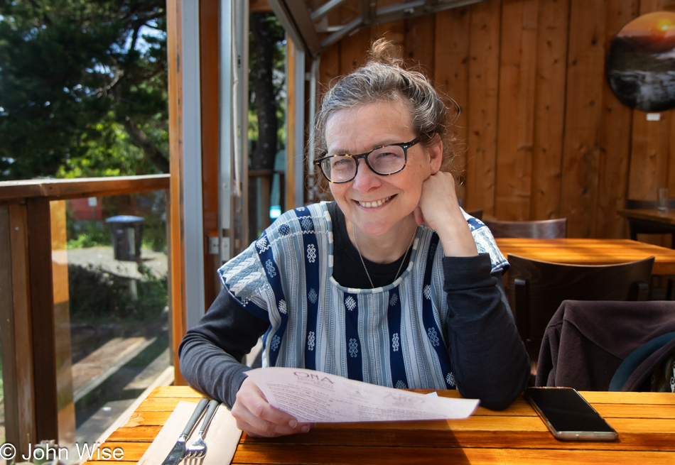 Caroline Wise at Ona Restaurant in Yachats, Oregon