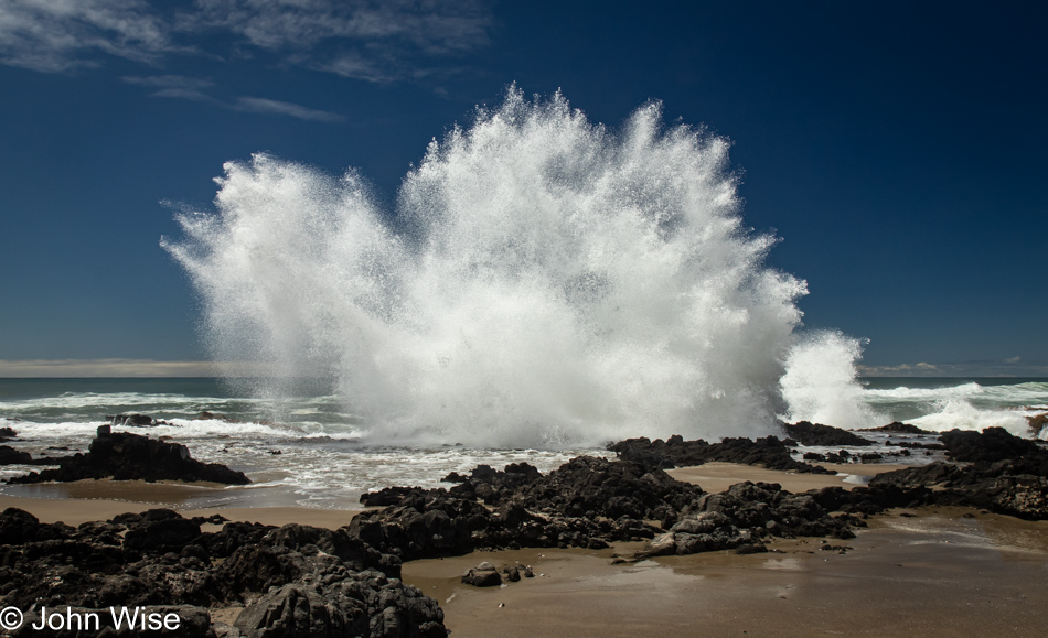 Near Thor's Well and Cape Perpetua in Yachats, Oregon