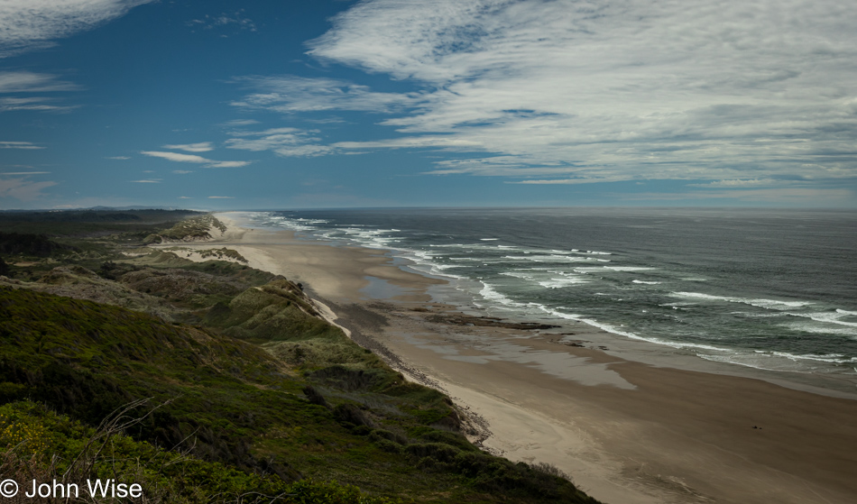 Pacific Ocean Vista Point on Highway 101 in Florence, Oregon