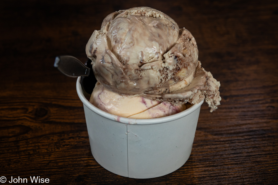 Ice cream in Newport, Oregon