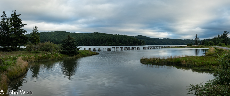 Yaquina River south of Toledo, Oregon