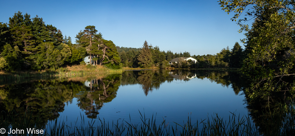 Garrison Lake in Port Orford, Oregon