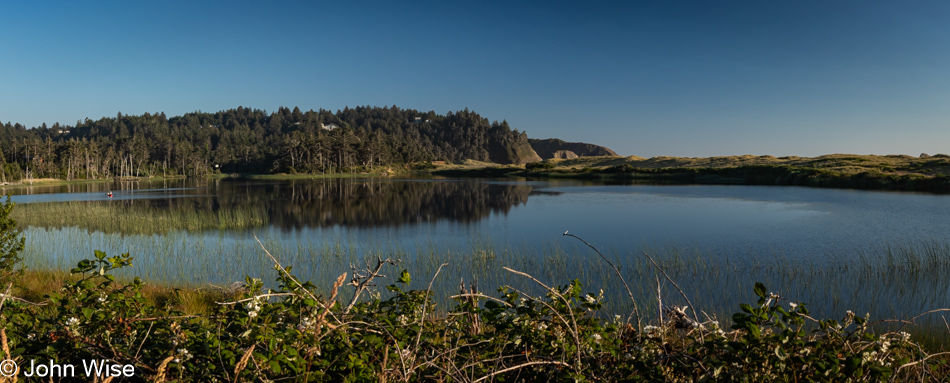 Garrison Lake in Port Orford, Oregon