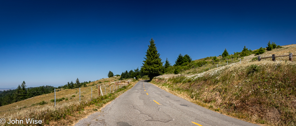 Mattole Road heading towards Cape Town, California