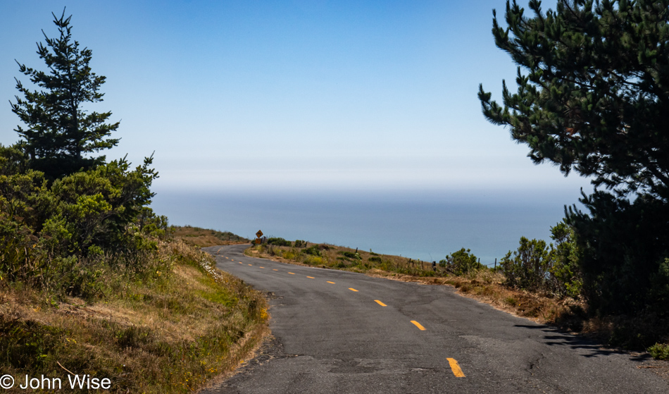 Mattole Road heading towards Cape Town, California