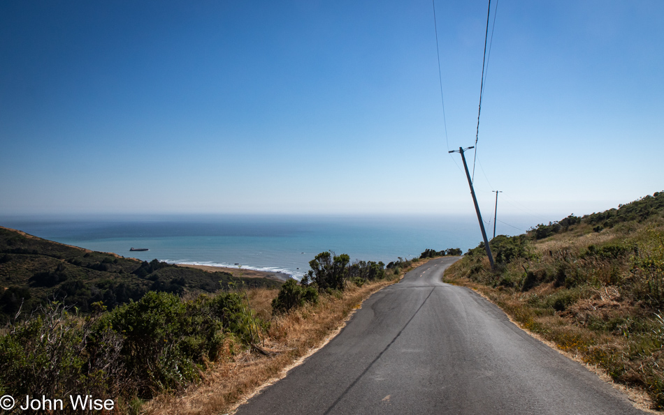 Mattole Road heading to Black Sand Beach on The Lost Coast of California