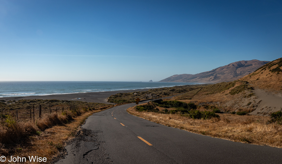 Mattole Road near Petrolia, California