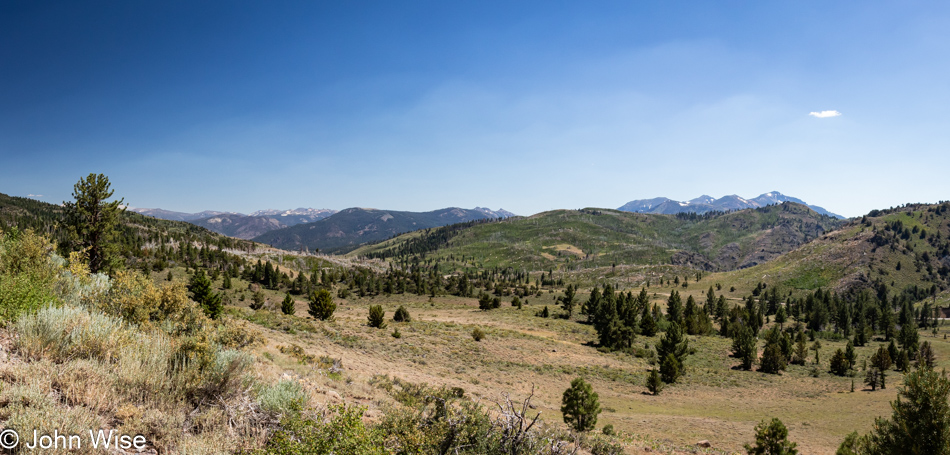 California Route 89 near Markleeville, California in the Sierra Nevada Mountains