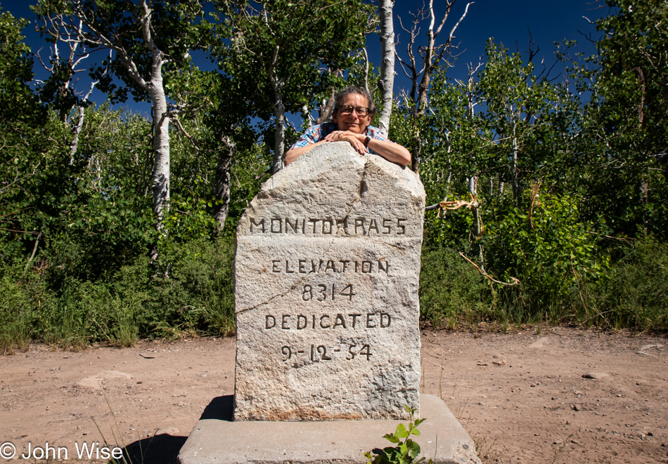 Caroline Wise at Monitor Pass near Lake Tahoe, California