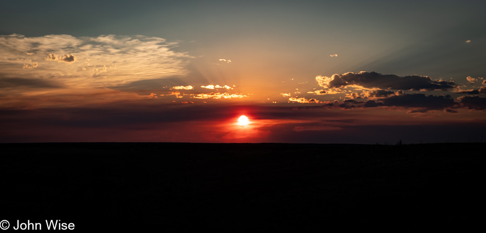 Sunset north of Heber-Overgaard, Arizona