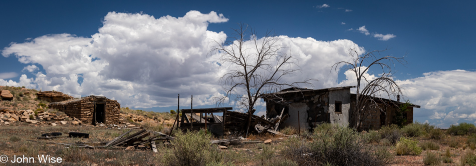 Ruin off Indian Service Route 9 approaching Torreon, New Mexico