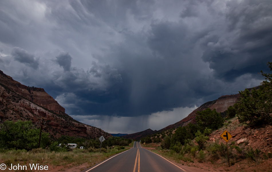 NM-4 south of Jemez Springs, New Mexico