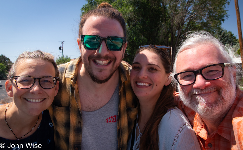 Caroline Wise, Ivan and Merry, and John Wise in Santa Fe, New Mexico