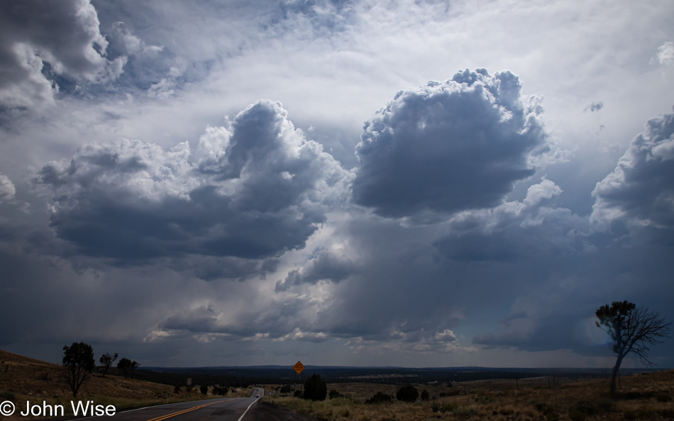 Storm clouds near Heber, Arizona