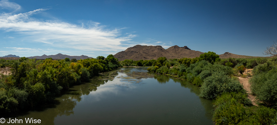 Verde River in Fort McDowell Indian Reservation, Arizona