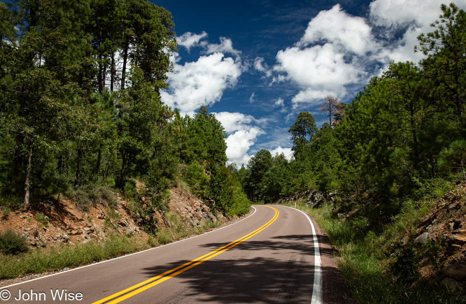 SR87 north of Strawberry, Arizona