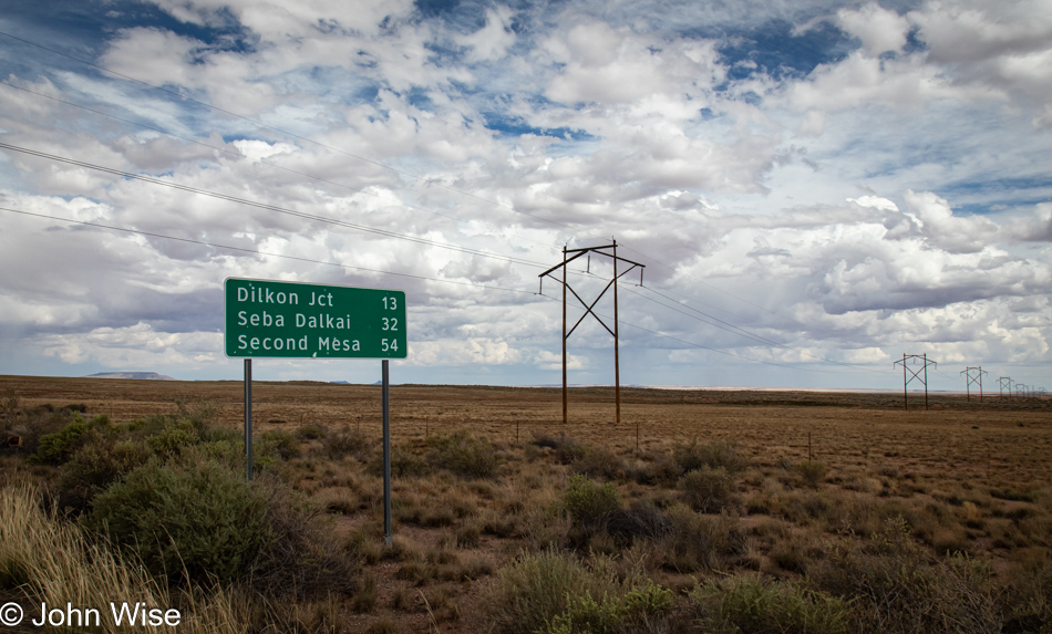 SR87 on the Navajo Reservation in Arizona