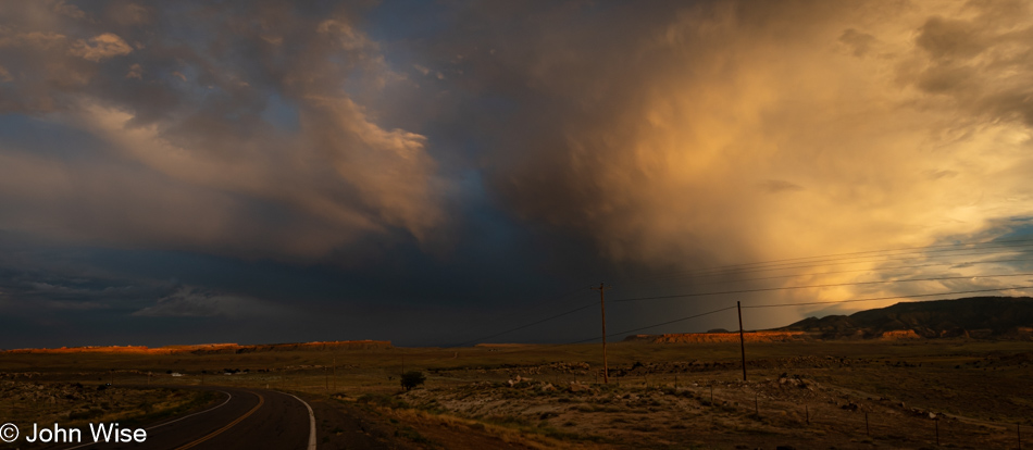 Indian Service Route 13 in New Mexico near Shiprock